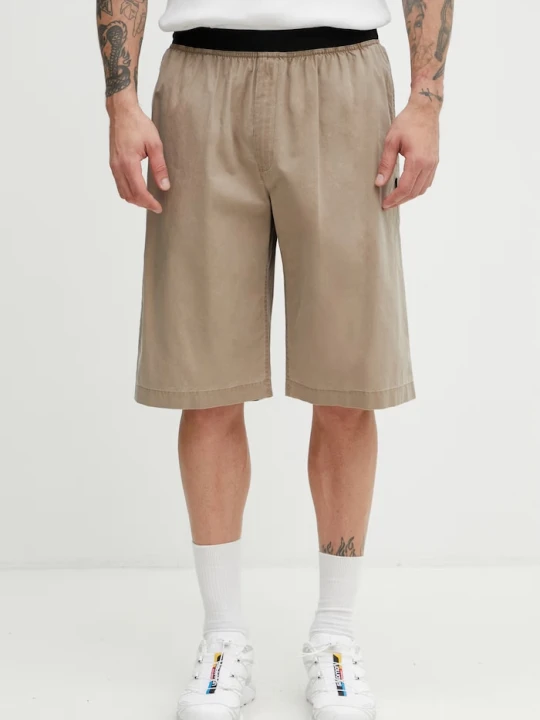 Zdjęcie produktu MM6 Maison Margiela bermudy męskie bawełniane beżowy
