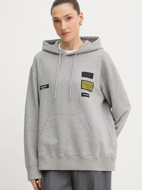 Zdjęcie produktu MM6 Maison Margiela bluza bawełniana szary