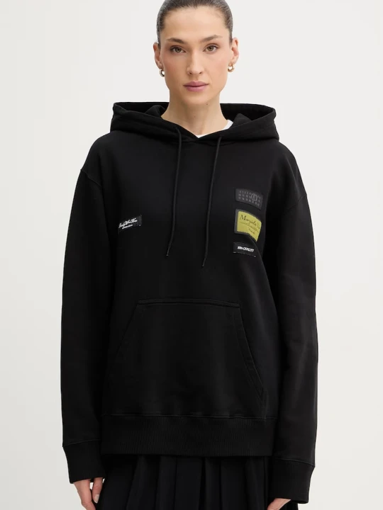 Zdjęcie produktu MM6 Maison Margiela bluza bawełniana czarny