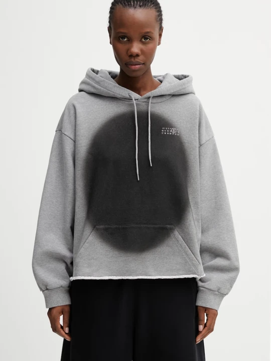 Zdjęcie produktu MM6 Maison Margiela bluza z kapturem bawełniana damska