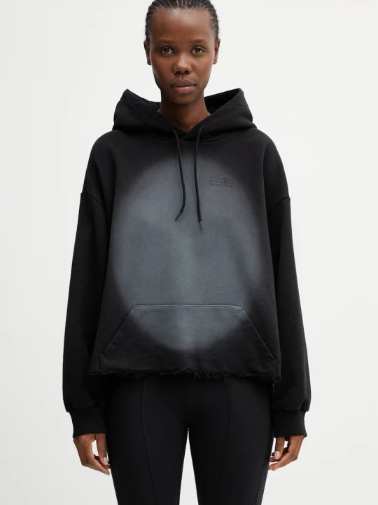 Zdjęcie produktu MM6 Maison Margiela bluza z kapturem bawełniana damska