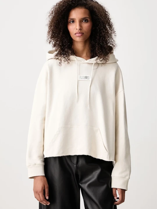 Zdjęcie produktu MM6 Maison Margiela bluza z kapturem bawełniana damska