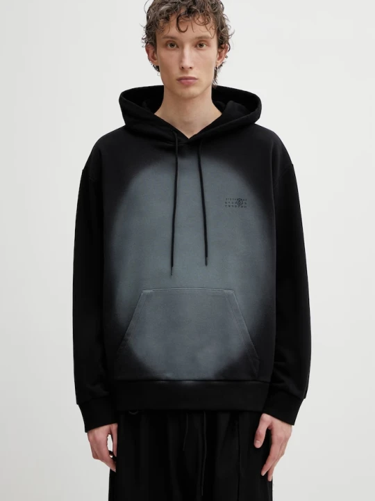 Zdjęcie produktu MM6 Maison Margiela bluza z kapturem męska czarny
