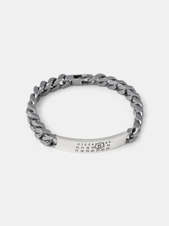 Zdjęcie produktu MM6 Maison Margiela bransoletka damska mosiężna srebrny