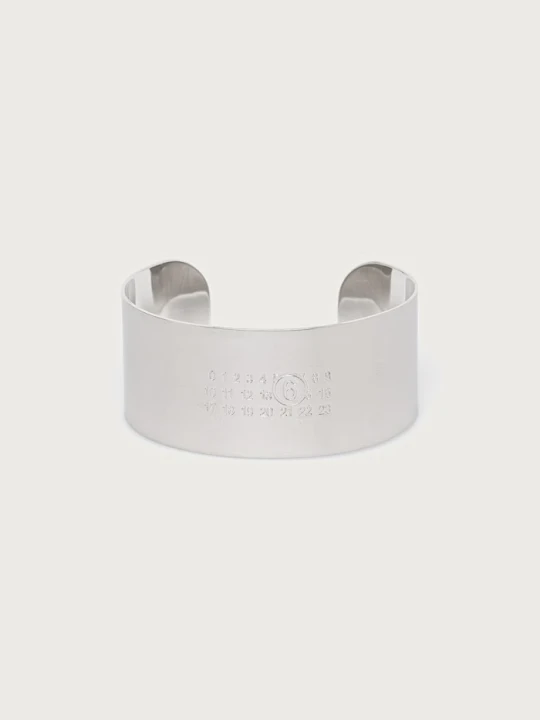 Zdjęcie produktu MM6 Maison Margiela bransoletka mosiężna srebrny