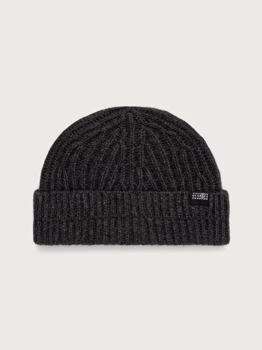 Zdjęcie produktu MM6 Maison Margiela czapka beanie z wełną szary