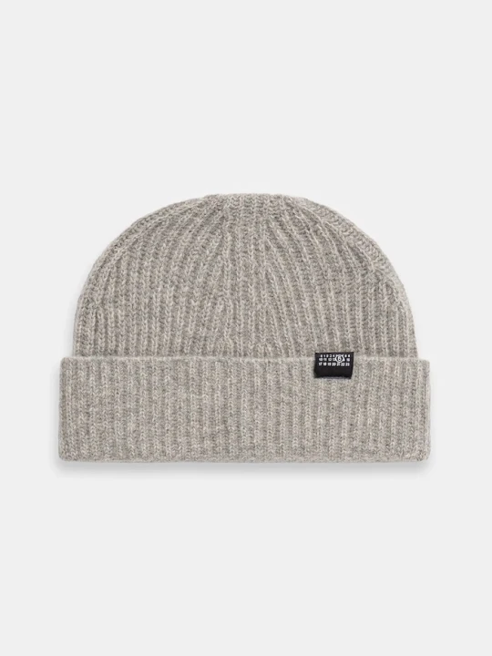 Zdjęcie produktu MM6 Maison Margiela czapka z dodatkiem wełny szary
