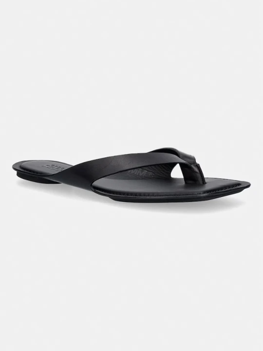 Zdjęcie produktu MM6 Maison Margiela japonki damskie skórzane czarny