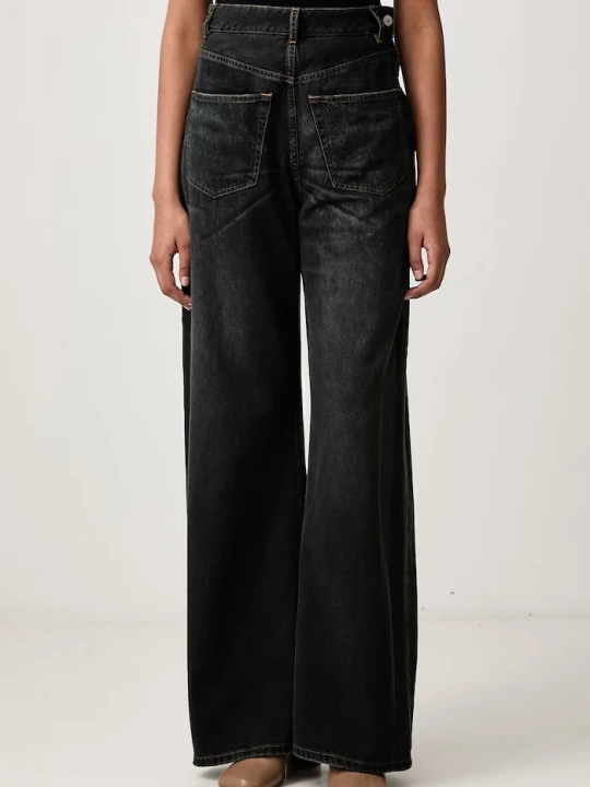 Zdjęcie produktu MM6 Maison Margiela jeansy relaxed fit damskie niebieski