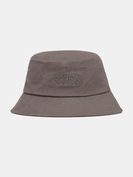 Zdjęcie produktu MM6 Maison Margiela kapelusz bawełniany szary