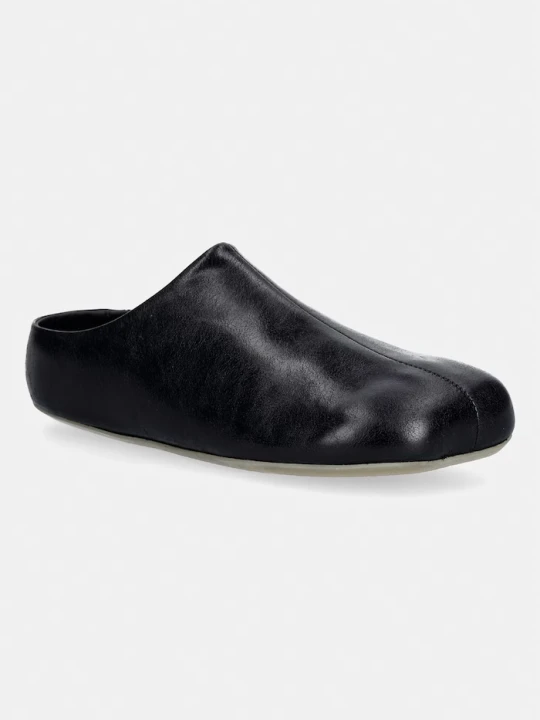 Zdjęcie produktu MM6 Maison Margiela klapki mules damskie skórzane czarny