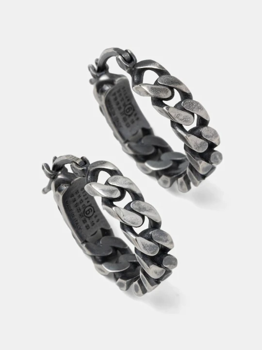 Zdjęcie produktu MM6 Maison Margiela kolczyki srebrny