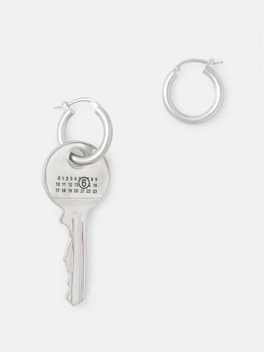 Zdjęcie produktu MM6 Maison Margiela kolczyki srebrny