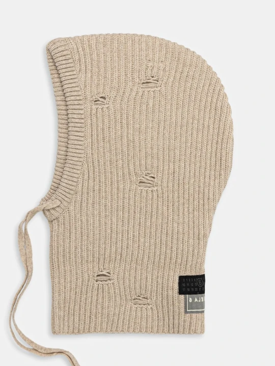 Zdjęcie produktu MM6 Maison Margiela kominiarka z wełną beżowy