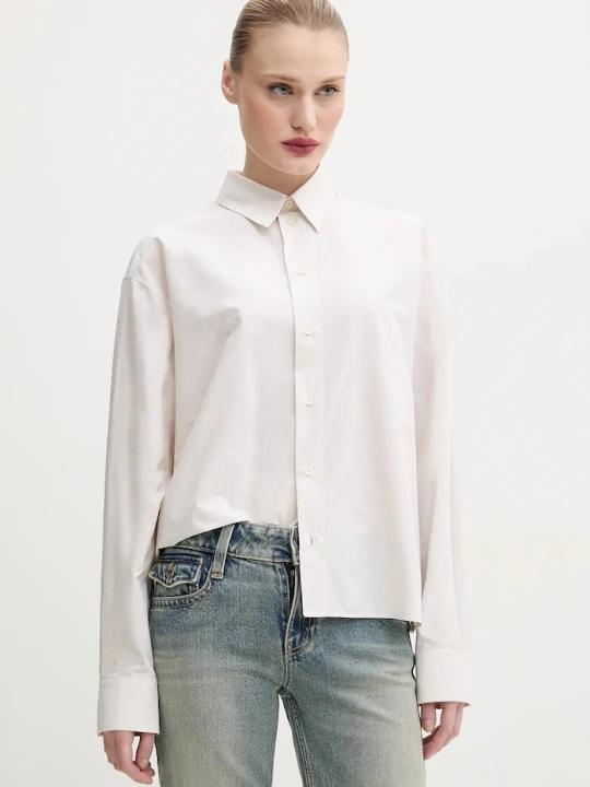 Zdjęcie produktu MM6 Maison Margiela koszula bawełniana beżowy