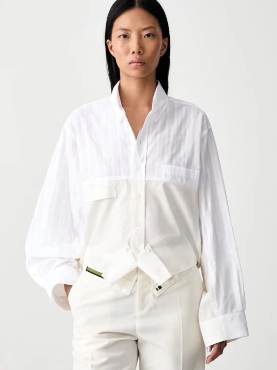 Zdjęcie produktu MM6 Maison Margiela koszula damska bawełniana biały