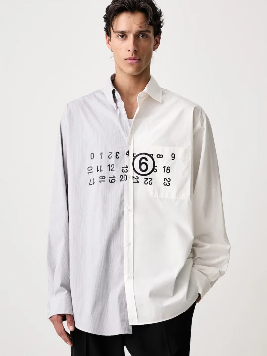 Zdjęcie produktu MM6 Maison Margiela koszula męska z bawełną