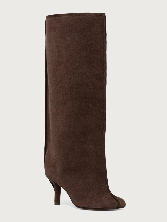 Zdjęcie produktu MM6 Maison Margiela kozaki damskie zamszowe