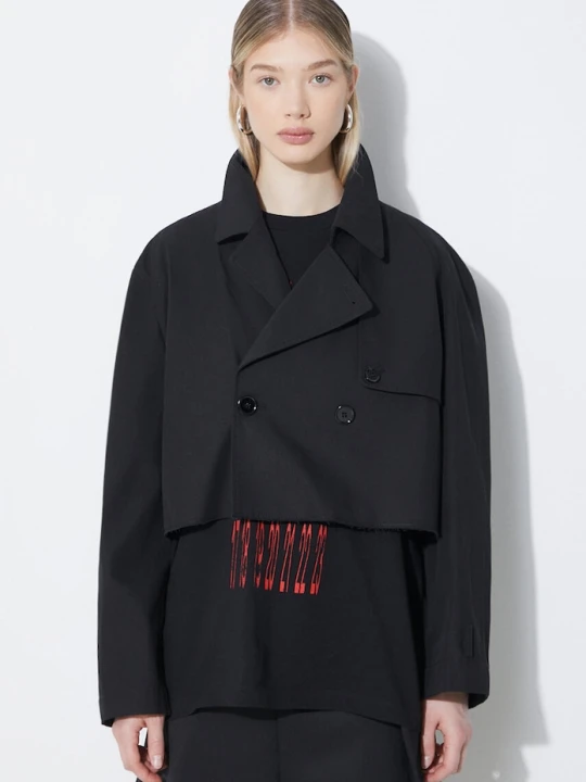 Zdjęcie produktu MM6 Maison Margiela kurtka bawełniana czarny