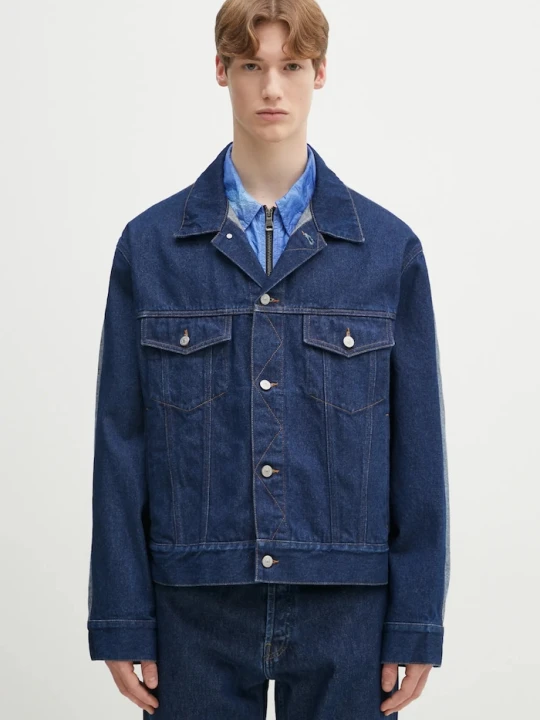 Zdjęcie produktu MM6 Maison Margiela kurtka jeansowa granatowy