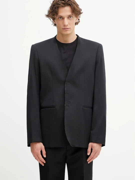 Zdjęcie produktu MM6 Maison Margiela marynarka z wełną x MM6 Wardro czarny