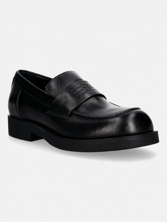 Zdjęcie produktu MM6 Maison Margiela mokasyny skórzane czarny