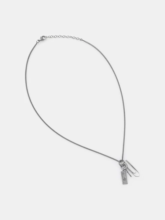 Zdjęcie produktu MM6 Maison Margiela naszyjnik srebrny