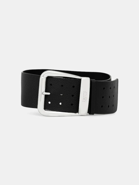 Zdjęcie produktu MM6 Maison Margiela pasek skórzany czarny