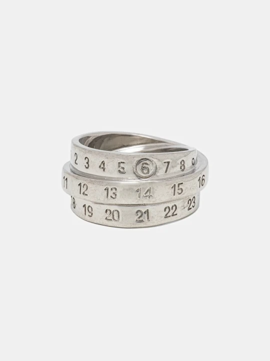 Zdjęcie produktu MM6 Maison Margiela pierścionek srebrny