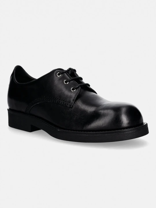 Zdjęcie produktu MM6 Maison Margiela półbuty skórzane czarny