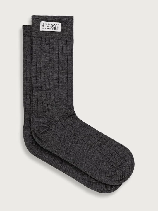 Zdjęcie produktu MM6 Maison Margiela skarpety damskie szary