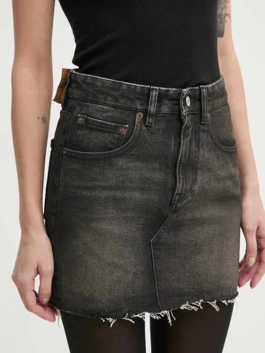 Zdjęcie produktu MM6 Maison Margiela spódnica jeansowa szary