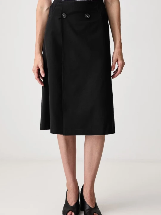 Zdjęcie produktu MM6 Maison Margiela spódnica z wełną