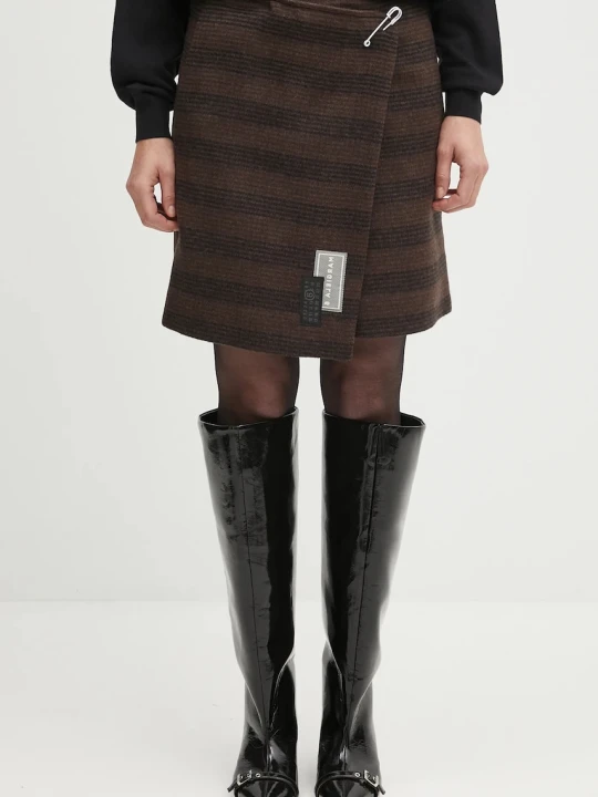 Zdjęcie produktu MM6 Maison Margiela spódnica z wełną