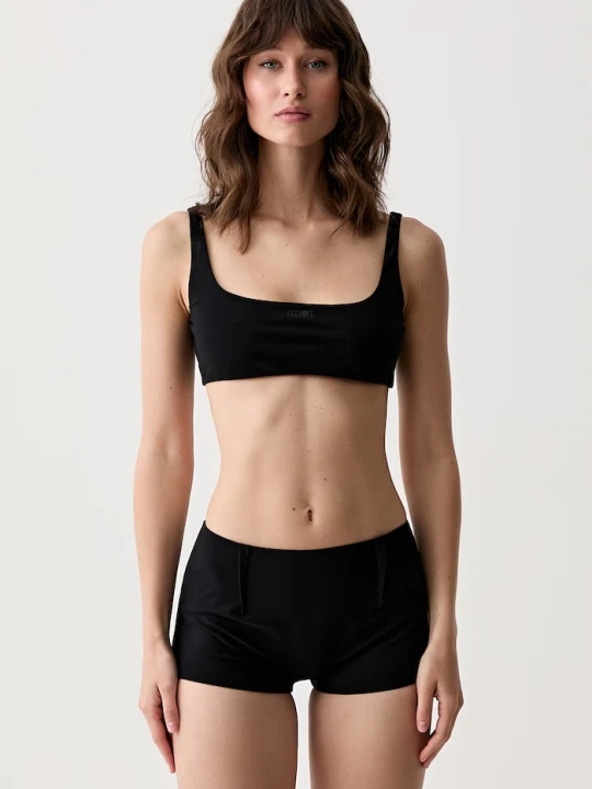 Zdjęcie produktu MM6 Maison Margiela strój kąpielowy dwuczęściowy damski czarny