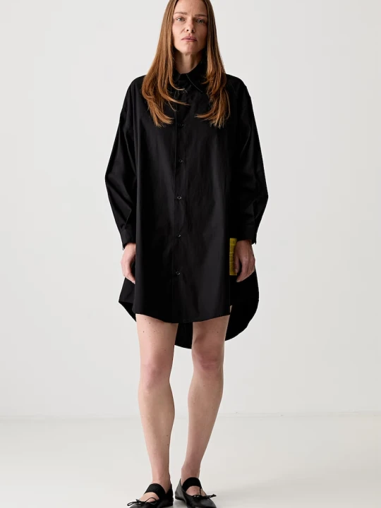 Zdjęcie produktu MM6 Maison Margiela sukienka koszulowa gładka bawełniana