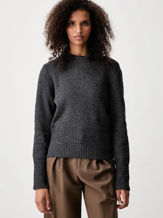 Zdjęcie produktu MM6 Maison Margiela sweter damski z wełną szary