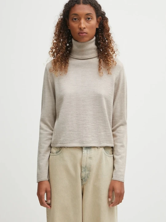 Zdjęcie produktu MM6 Maison Margiela sweter wełniany beżowy