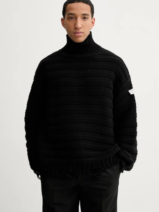 Zdjęcie produktu MM6 Maison Margiela sweter wełniany czarny