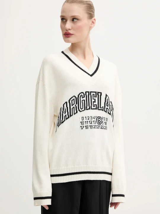 Zdjęcie produktu MM6 Maison Margiela sweter z domieszką wełny