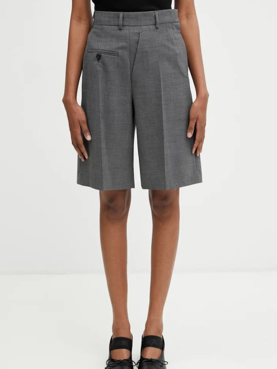 Zdjęcie produktu MM6 Maison Margiela szorty eleganckie damskie z wełną