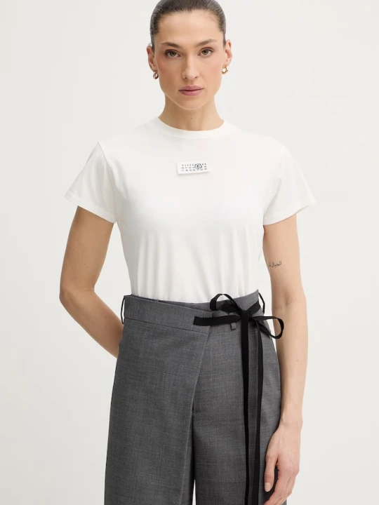 Zdjęcie produktu MM6 Maison Margiela t-shirt bawełniany biały