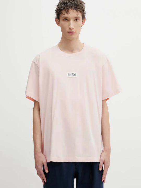 Zdjęcie produktu MM6 Maison Margiela t-shirt bawełniany różowy