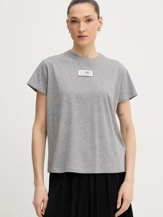 Zdjęcie produktu MM6 Maison Margiela t-shirt bawełniany szary