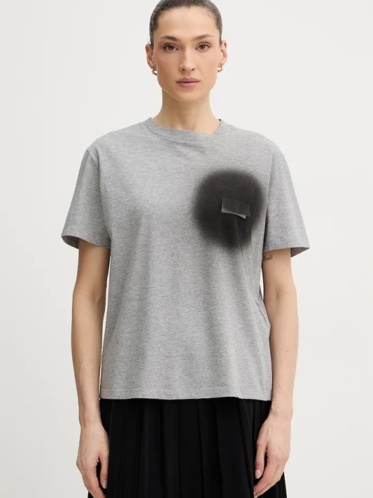 Zdjęcie produktu MM6 Maison Margiela t-shirt bawełniany szary