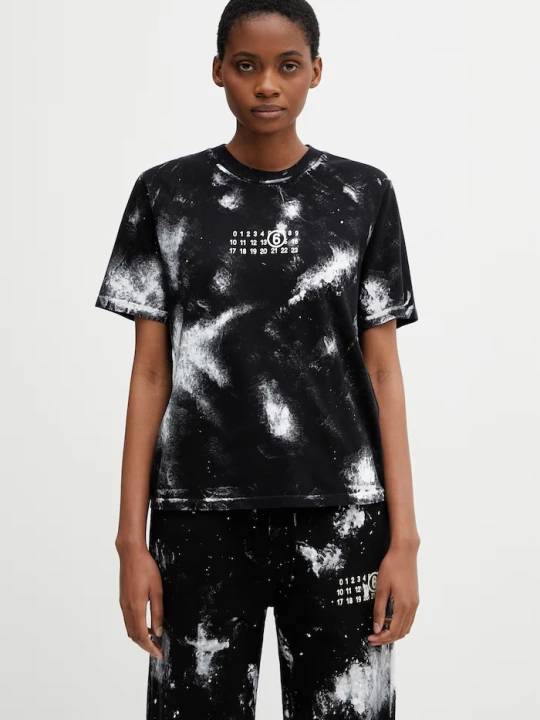 Zdjęcie produktu MM6 Maison Margiela T-shirt damski bawełniany czarny