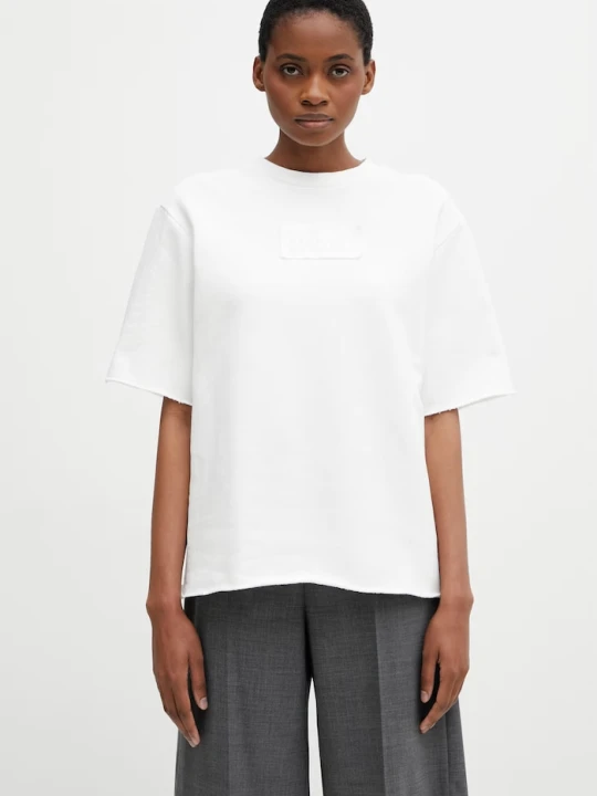 Zdjęcie produktu MM6 Maison Margiela T-shirt damski bawełniany biały