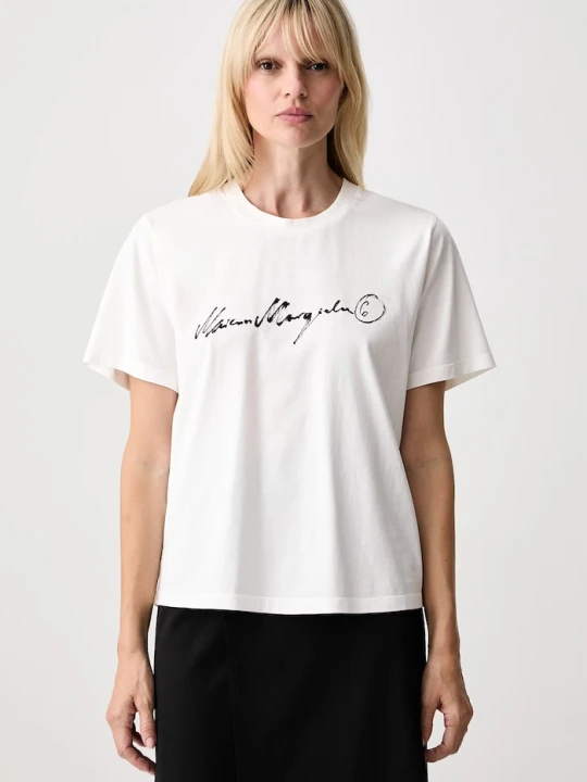 Zdjęcie produktu MM6 Maison Margiela T-shirt damski bawełniany biały