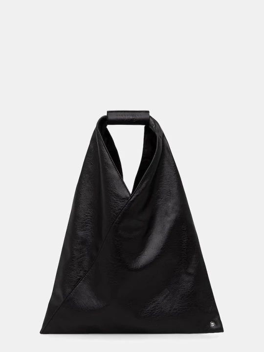 Zdjęcie produktu MM6 Maison Margiela torebka tote damska z imitacji skóry czarny