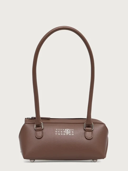 Zdjęcie produktu MM6 Maison Margiela torebka bagietka damska skórzana brązowy